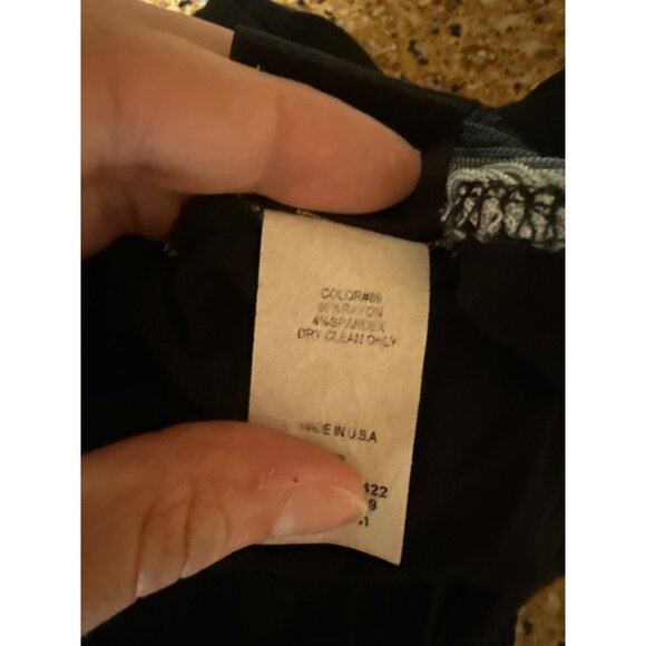 V-Neck Black Fringe Ombre Sleeveless Dress - Picture 9 of 9